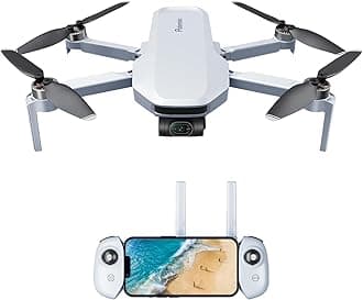 Potensic ATOM Drone with 3-Axis Cymbal Camera, 4K Video, GPS, 32 Minutes Flight Time, Up to 6 km Transfer Distance, Active Truck, Foldable, Lightweight, 1 Battery