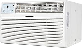 10,000 BTU Wall Mounted Air Conditioner with Supplemental Heat and Dehumidifier, 230V, Wall AC with Remote Control for Small and Medium Sized Rooms up to 450 Sq.Ft., Quiet, High Efficiency AC