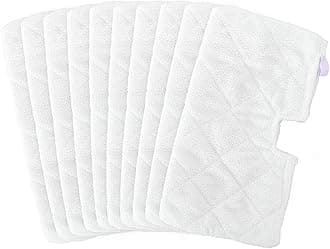 Fushing 10Pcs Microfiber Replacement Cleaning Pads for Shark Steam Pocket Mops S3500 Series,S2902,S3455K,S3501,S3550,S3601,S3801,S3901,S4601,S4701,S4701D,SE450