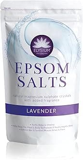 Elysium Spa Epsom Bath Salts Natural Magnesium Sulphate Crystals - LAVENDER