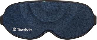 THERAGUN Therabody Sleep Mask, Ultra Comfortable 100% Darkening Eye Mask with Gentle Vibration Massage for Stress and Headache Relief & Self-Care