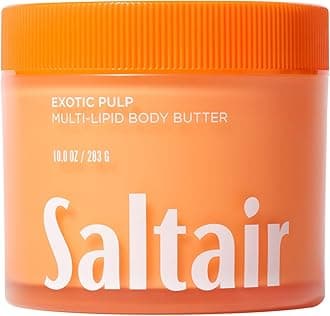 Saltair Multi-Lipid Body Butter - Rich, Nourishing Exotic Pulp Hydrating Body Cream with Ceramide Complex, Coconut Oil, Shea Butter, and Sea Buckthorn. Deep Moisturizing Dry Skin Care. 10oz Jar