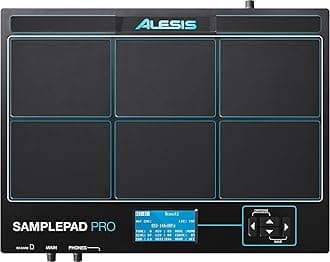 SamplePad Pro - Percussion and Sample-Triggering Instrument with 8 Velocity-Sensitive Drum Pads, 200+ Built-In Sounds