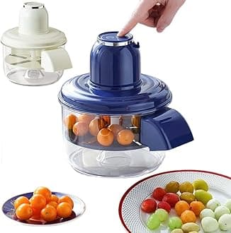 Grape Peeling Machine, 2025 Upgraded New Electric Automatic Garlic Peeling Machine, Rechargeable Home Kitchen Fruit Peeler, Small Commercial Fruit Skin Remover Tool for Cherry, Tomatoes
