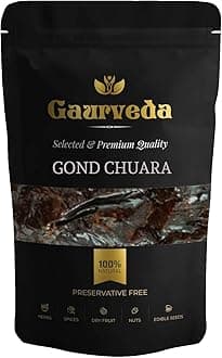 - Gaurveda Gond Chhuara Dates Gum, Traditional Indian Edible Gum (250 Grams)