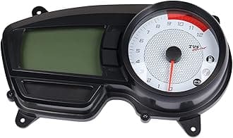 Motocross Speedometer Meter Gauge Dirt Bike Fit For TVS APACHE RTR 160 CC 180 2008-2010 Tachometer Digital Odometer Motorcycle Digital Colorful LCD Instruments Speedo