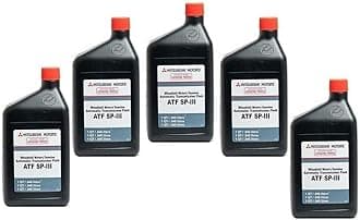 Genuine Mitsubishi Diaqueen SPIII SP3 Transmission Fluid - 5 Quarts - MZ320200 Lancer Diamante Eclipse Galant Endeaver Mirage Montero Montero Sport Outlander (2003-2006) Expo LRV 3000GT Pickup