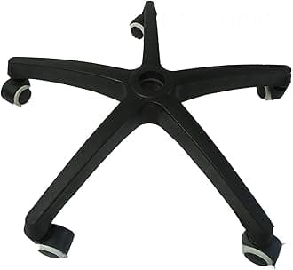 P P CHAIR Office Chair Star Plastic Base Suitable for Every REVOLVING Chair (with Regal Black Grey PU Wheel) Sold by PP Furniture ONLY