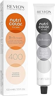 REVLON PROFESSIONAL Nutri Color Filters, Bright Semi-Permanent Direct Hair Dye, 400 Tangerine, 100 ml