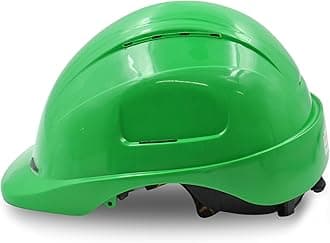 Saviour Industrial Safety Freedom Helmet with Ratchet Adjustment – HDPE Safety Helmet for Construction, Factory, Engineering, PPE Hard Hat for Head Protection – Lightweight & Adjustable (Green)