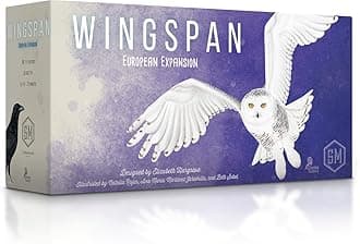 Stonemaier Games: Wingspan European Expansion by Elizabeth Hargrave | Add to Wingspan (Base Game) | Adds 81 Unique Birds with New Abilities, New Goals, & 15 Purple Eggs | 1-5 Players, 70 Mins