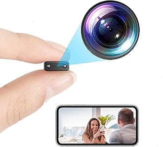 Serounder Ultra Thin Mini Camera with HD Night, Wireless Connection, and Human Body Detection, 1080P Video, for Business Meetings and Home Security, SEROUNDERECTW9APGFY