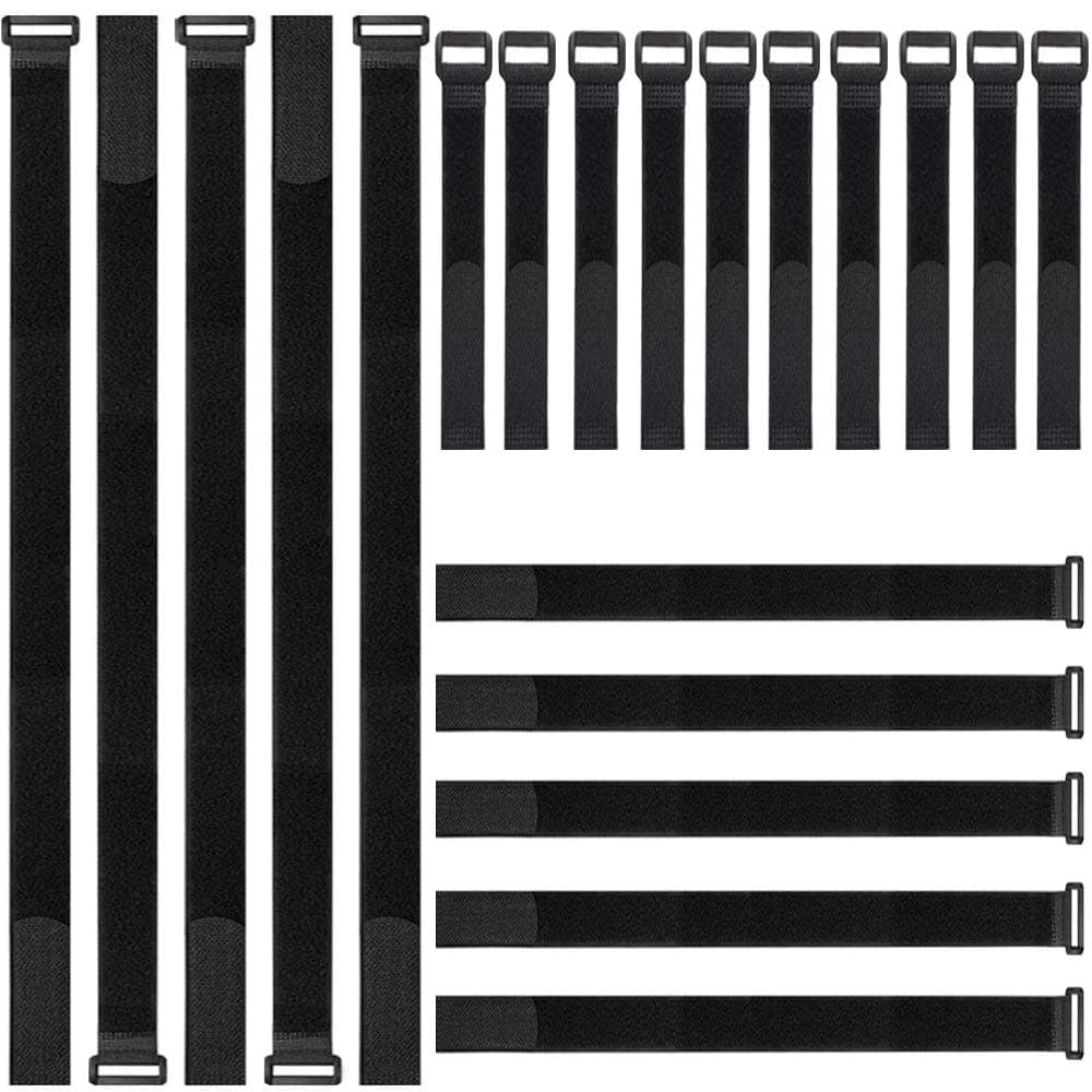 ZoneYan Cable straps,kitteny Adjustable Multipurpose Hook and Loop Securing Straps for Cord Management,20pcs