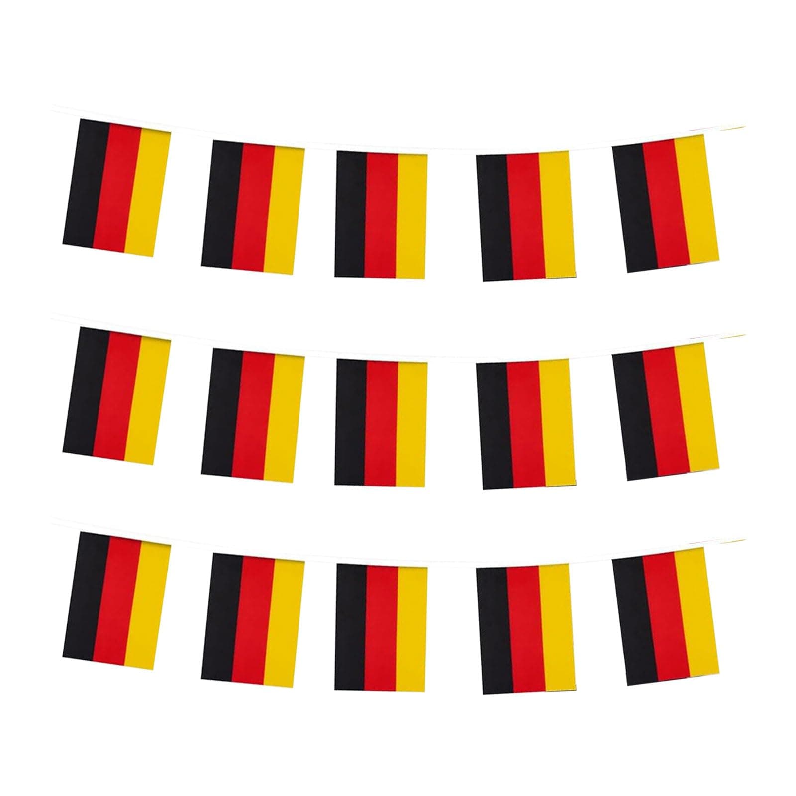 German Flag German Flag, Small String German Flags Mini German Flags Banner, Used for Party School Sports Events Patriotic Festival Decorations