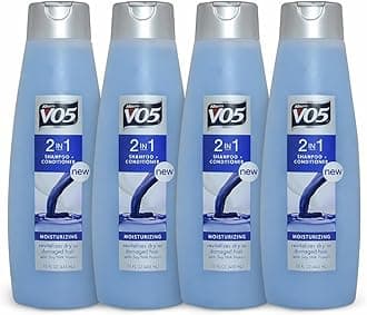 VO5 2-IN-1 Moisturizing Shampoo and Conditioner - 12.5 Fl Oz - Deeply Nourishing Formula Revitalizes Dry and Damaged Hair