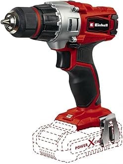 TE-CD 18/2 Li-Solo Power X-Change Cordless Drill (Lithium-Ion, 18 V, max. 44 Nm, 2-Speed Transmission, 21 Torque Levels, LED Light, Battery and Charger)