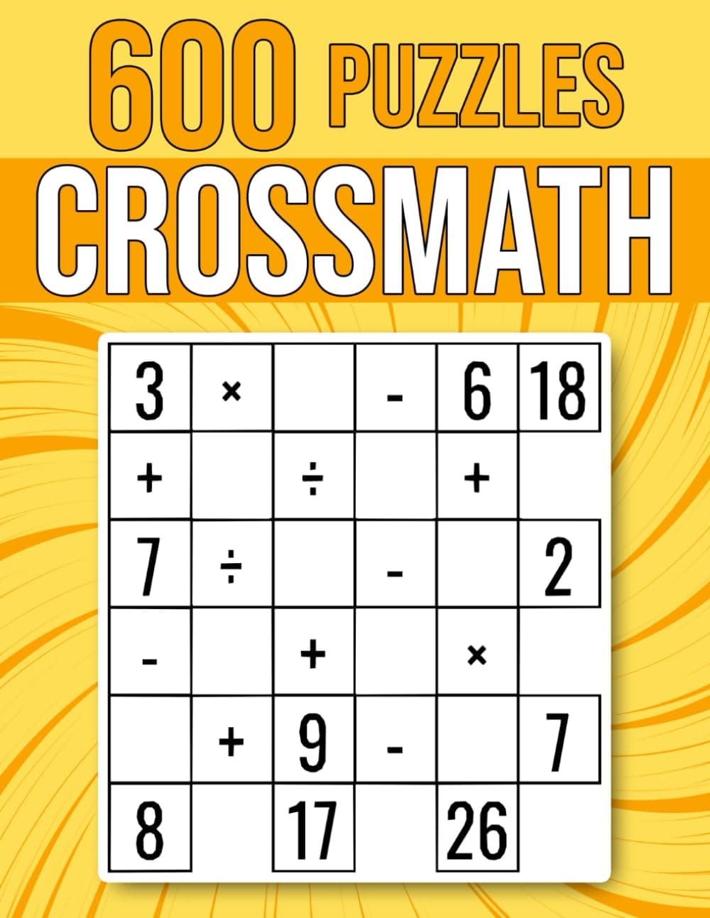 600 CrossMath Puzzles