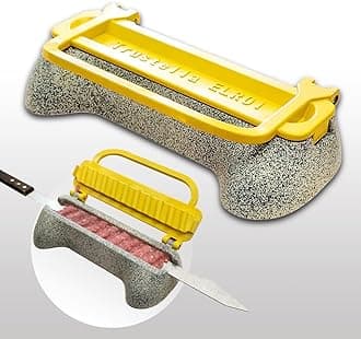 Ultimate Kebab Maker: Heavy-Duty Aluminum with Food-Grade Teflon for Optimal Hygiene User-Friendly Skewer Machine Craft Easy Professional-Looking Kebabs Essential Grilling Tool (Yellow Speckles)