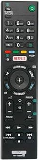 ALLIMITY RMT-TX200P Replacement Remote Control fit for Sony Bravia LCD LED TV KDL-55W800D KDL-50W800D KDL-43W800D KDL55W800D KDL50W800D KDL43W800D