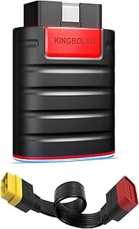 XPR3SS EDIAG Full System Bluetooth OBD2 Diagnostic Scanner + 16 Pin Flat Ribbon Extension Cord Automotive Scanner for Car Bidirectional Scan Tool OE Level with ECU Coding Software 1 Year Free