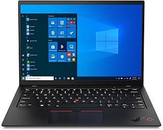 Lenovo Gen 9 ThinkPad X1 Carbon Laptop with Intel i7-1165G7 Processor, 14" WUXGA 100%sRGB Anti-Glare Display, 16GB RAM, 512GB SSD, 2.49lbs, Carbon Fiber, Windows11 Pro, and Three Year Premier Warranty