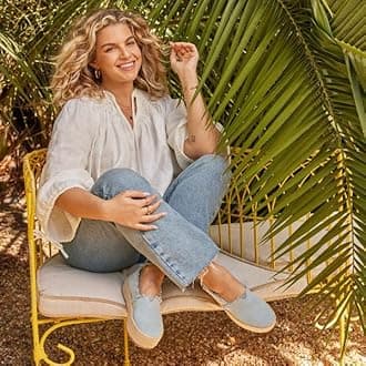 TOMS Valencia Textile Women's Champagne Espadrilles