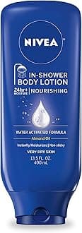 Nourishing In Shower Lotion, Water Activated In Shower Moisturizer for Dry to Very Dry Skin, 13.5 FL OZ Bottle