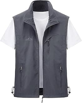 Men's Golf Lightweight Photo Vest Fishing Travel Safari Vest