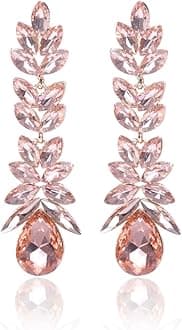 Metal Gold Plated Jewellery Valentine Collection AAA Swiss Zircon Fashion Stylish Fancy Party Wear Earrings for Girl's and Women's