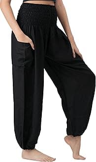 Harem Pants Women Yoga Boho Clothes with Pockets