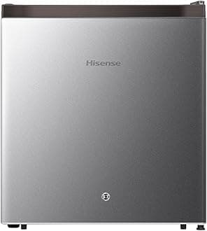 Hisense 42 Liter Compact Single Door Refrigerator, Silver - RR60DAGS0