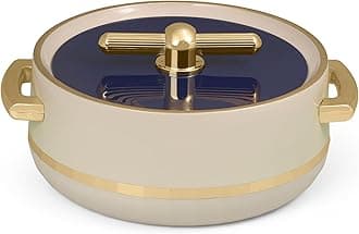 SELVEL Elegance Casserole | Advanced PU Insulation | Elegant Design Hot Pot | Hot Case Keeps Food Hot & Fresh for Hours | Serve Chapati, roti, Biryani and More (Royal Navy Blue, 1700)
