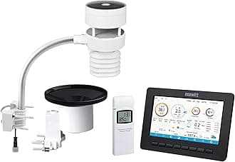 HP2553 Large Display Wi-Fi Weather Station with Ultrasonic Anemometer Sensor Package and Self-Emptying Rain Gauge Sensor