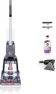 Hoover PowerDash Compact Carpet Cleaner Machine, Upright Portable Rug Shampooer Washer, Included Solution, Easy to Carry, 800W, 5.5kg, 3 Year Warranty - CDCW-PDME