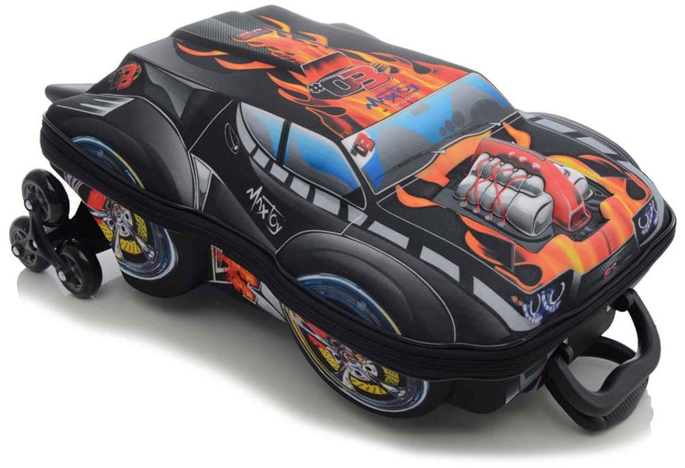 MaxToy Thundervolt Fire 3D Roller Bag