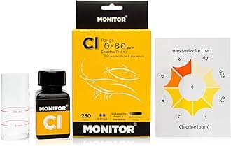 Monitor DISSOLVED Oxygen, Chlorine, Calcium/Magnesium Low Salinity (Salinity 0-5 PPT) Test KIT_Combo Set