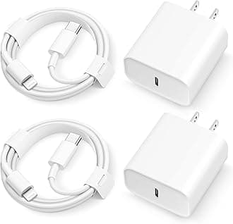 iPhone 14 13 12 11 Super Fast Charger [2Pack] cargador 20W Rapid USB C Wall Charger Block with 6FT Fast Charging Cable Compatible with iPhone 14 Pro Max/Pro/Plus/Mini/iPad
