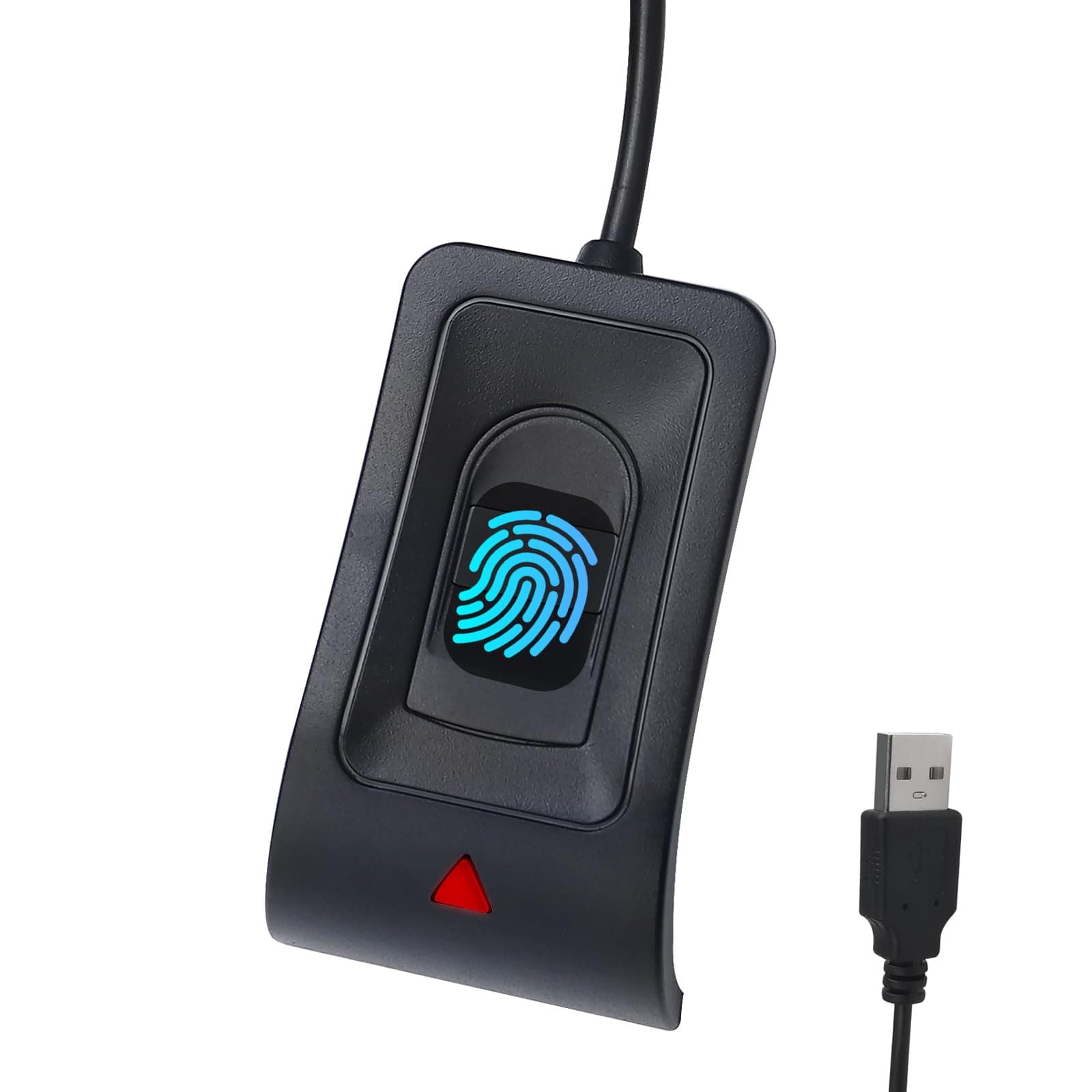 USB Fingerprint Reader Fingerprint for Windows10/11, Windows Hello Automatic Driver Installation with 5ft Extension Cable-Windows Password Free Operation