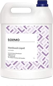Liquid Handwash, Refill Can | Lavender | 5 Litre | Fights Germs | Ph-Balanced Formula | No Added Triclosan & Parabens
