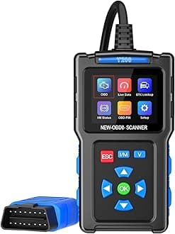 OBD2 Scanner Car Diagnostic Tool, Code Reader for All OBD II Cars & Trucks, Automotive Scanner, Check Engine Light, Scan Tool elm327reader (T200,BlackBlue)