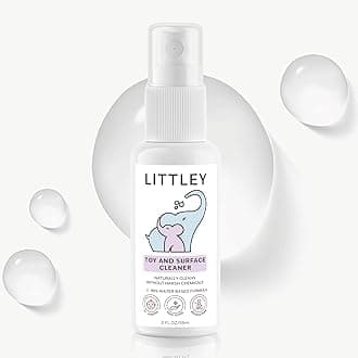 Littley Toy & Surface Cleaner | Alcohol-Free HOCl Spray for Baby Toys & High-Touch Surfaces | Fragrance-Free Formula | Gentle Cleaning for Everyday Messes | 2 oz