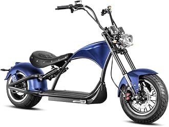 eAhora M1P 2000W Electric Motorcycle for Adults,37MPH 60V 30Ah Large Battery 40 Miles Range,Dual Hydraulic Brakes Full Suspension,Street Legal Electric Motorcycle for Commuting