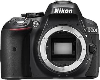 Nikon D5300 Digital SLR Camera Body Only - Grey (24.2 MP) 3.2 inch LCD with Wi-Fi and GPS