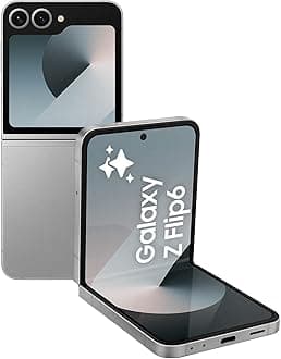 SAMSUNG Galaxy Z Flip6, 12GB RAM, 256GB Storage, Silver Shadow, 50MP Camera, 1 year Seller Warranty (International Version)