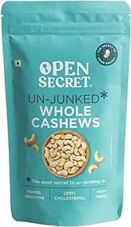 Open Secret Premium Cashew | 450g | Whole Cashew Nuts, Dry Fruits, Kaju, Cashew 450gm, Healthy Snacks, Cashews, Nutritious & Delicious, Healthy Dry Fruits, Gluten Free (Pack of 1)