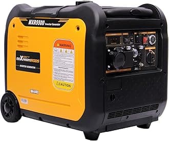 maXpeedingrods 5500W Portable Inverter Generator Petrol Silent Pure Sine Wave Generator for Camping, RV Travel,Home,or Jobsites
