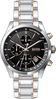 Boss Hugo Contemporary Sport Grand Prix Analog Black Dial Men's Watch - 1513473