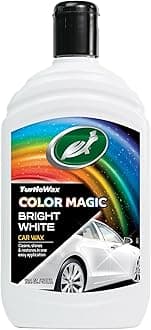 Turtle Wax 52712 Color Magic Car Paintwork Polish Restores Colour & Shine White 500ml 52712