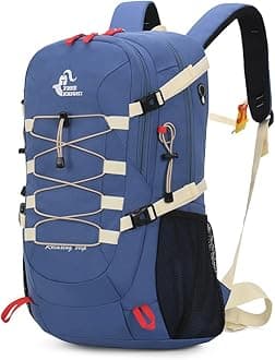 40L Lightweight Waterproof Hiking Backpack with Rain Cover,Outdoor Sport Travel Daypack for Camping Climbing Skiing Cycling