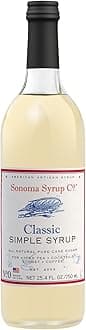 Sonoma Syrup Co. Classic Simple Syrup 25.4 fl oz | for Coffee, Cocktails, and Cooking | Hand Crafted in the USA